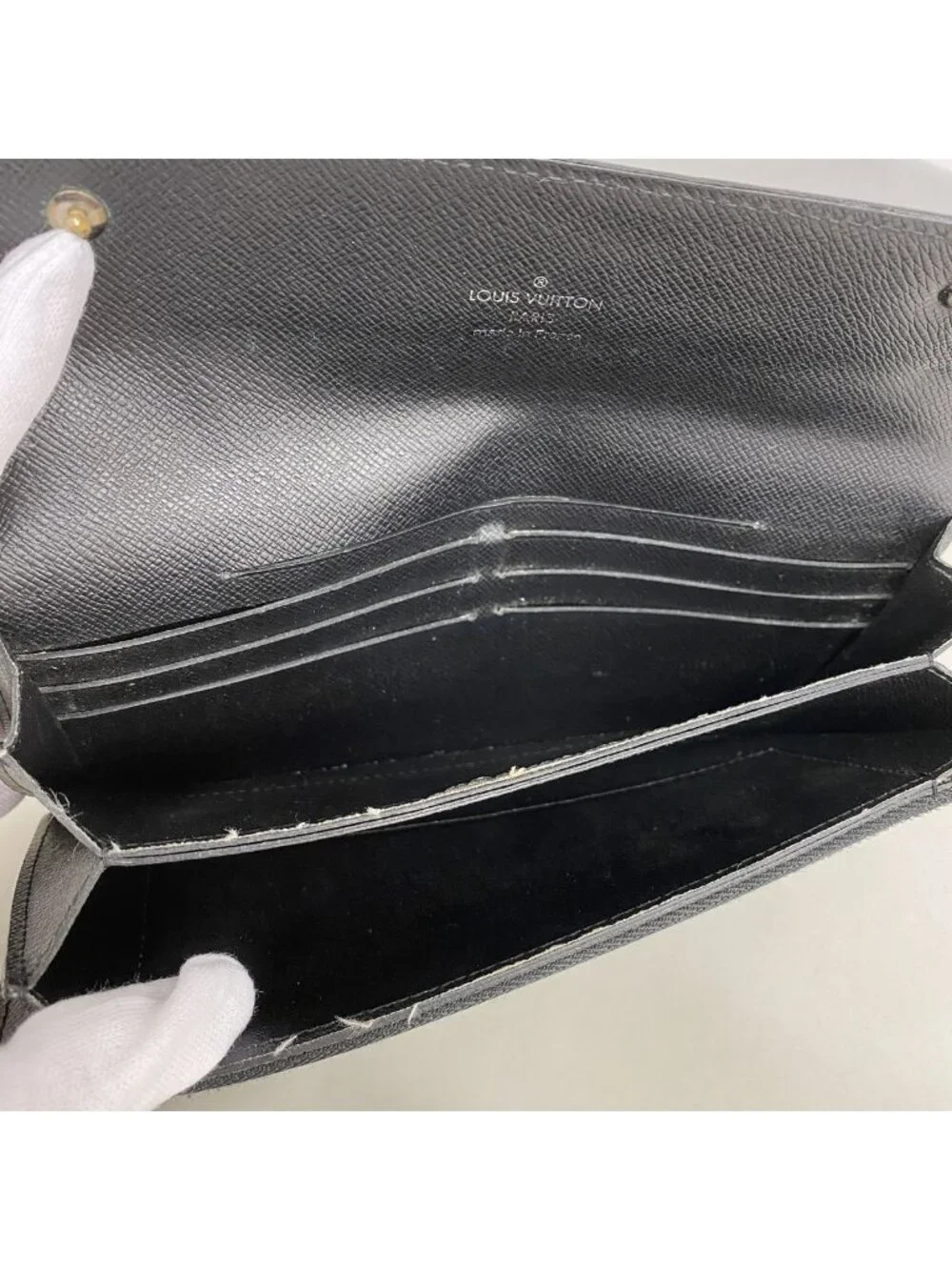 Louis Vuitton Wallet Taiga Portefeuille Accordion Ardoise
